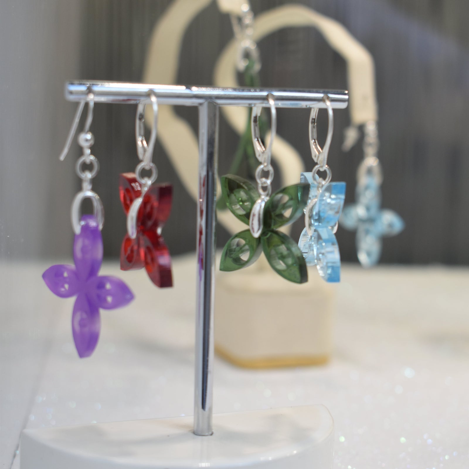PLEXIS BLOSSOM EARRINGS