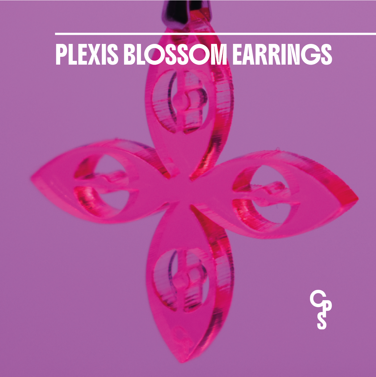 PLEXIS BLOSSOM EARRINGS
